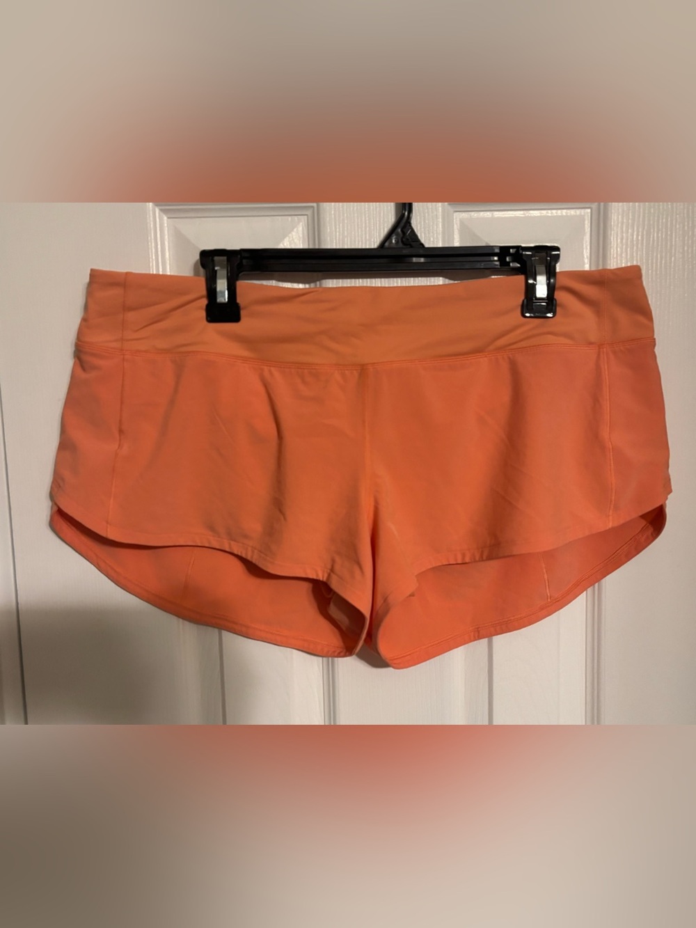 lululemon athletica Women's Coral Orange Running Shorts